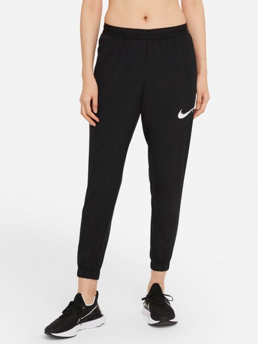 Nike Swoosh Run Track Pant Black/ Grey Fog/ White