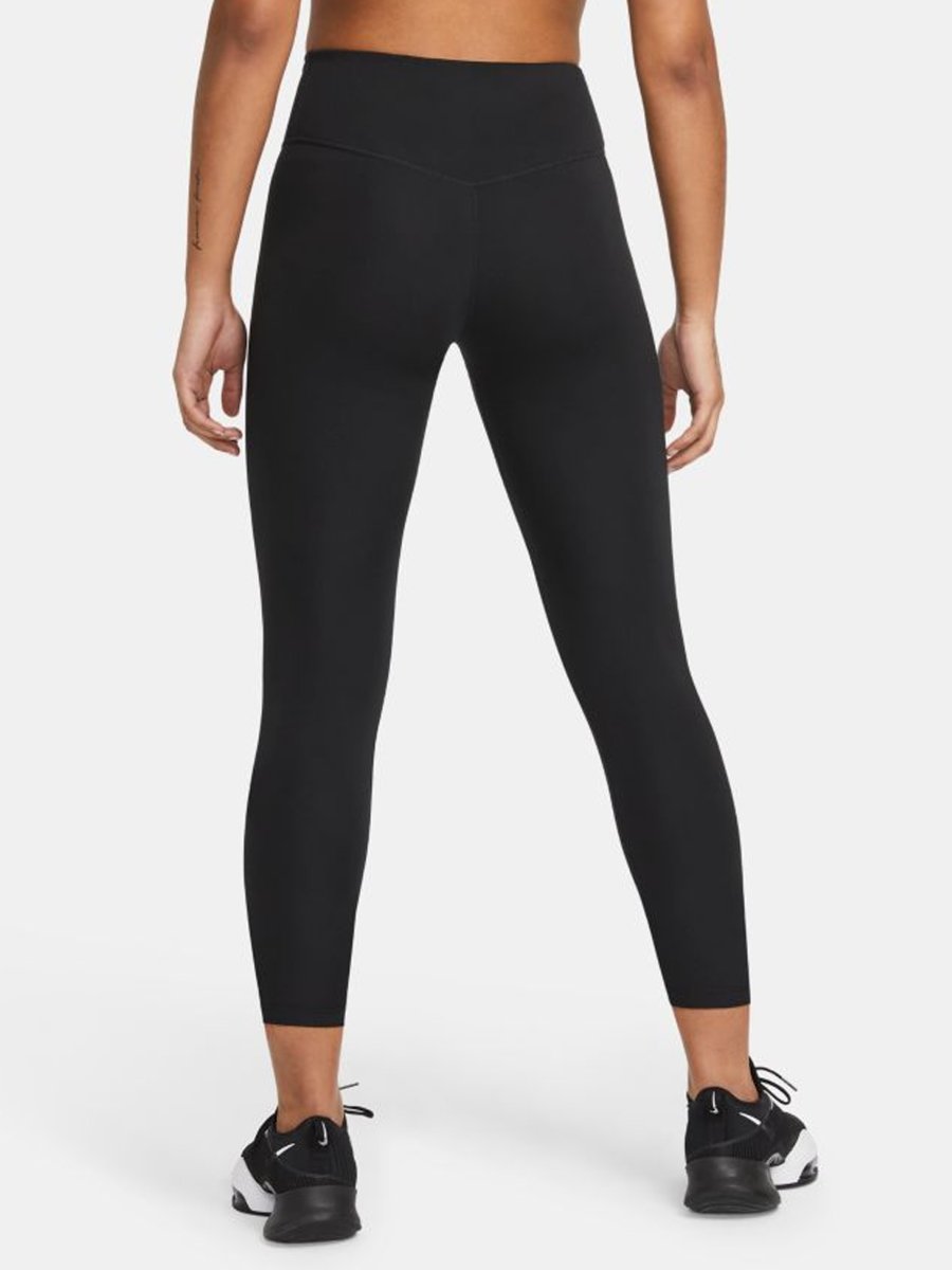 Nike One Mid Rise Crop Tights Black