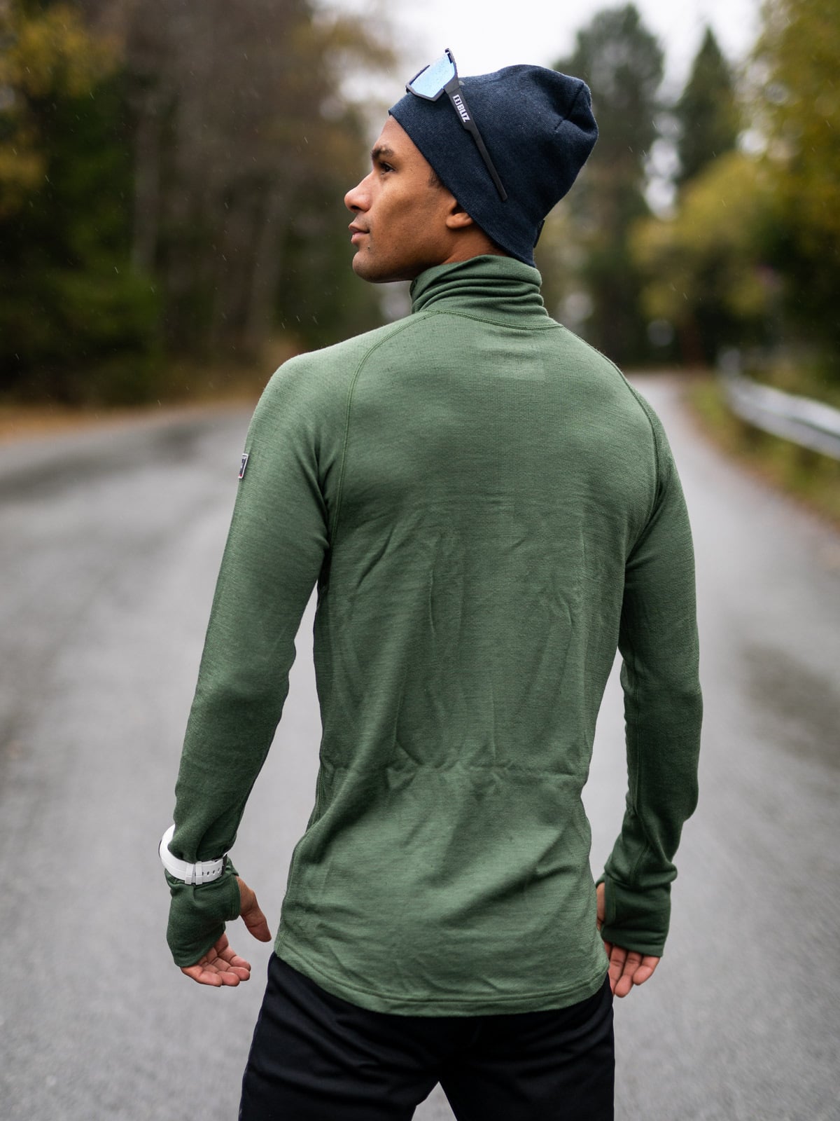 Devold Expedition Man Zip Neck Forest