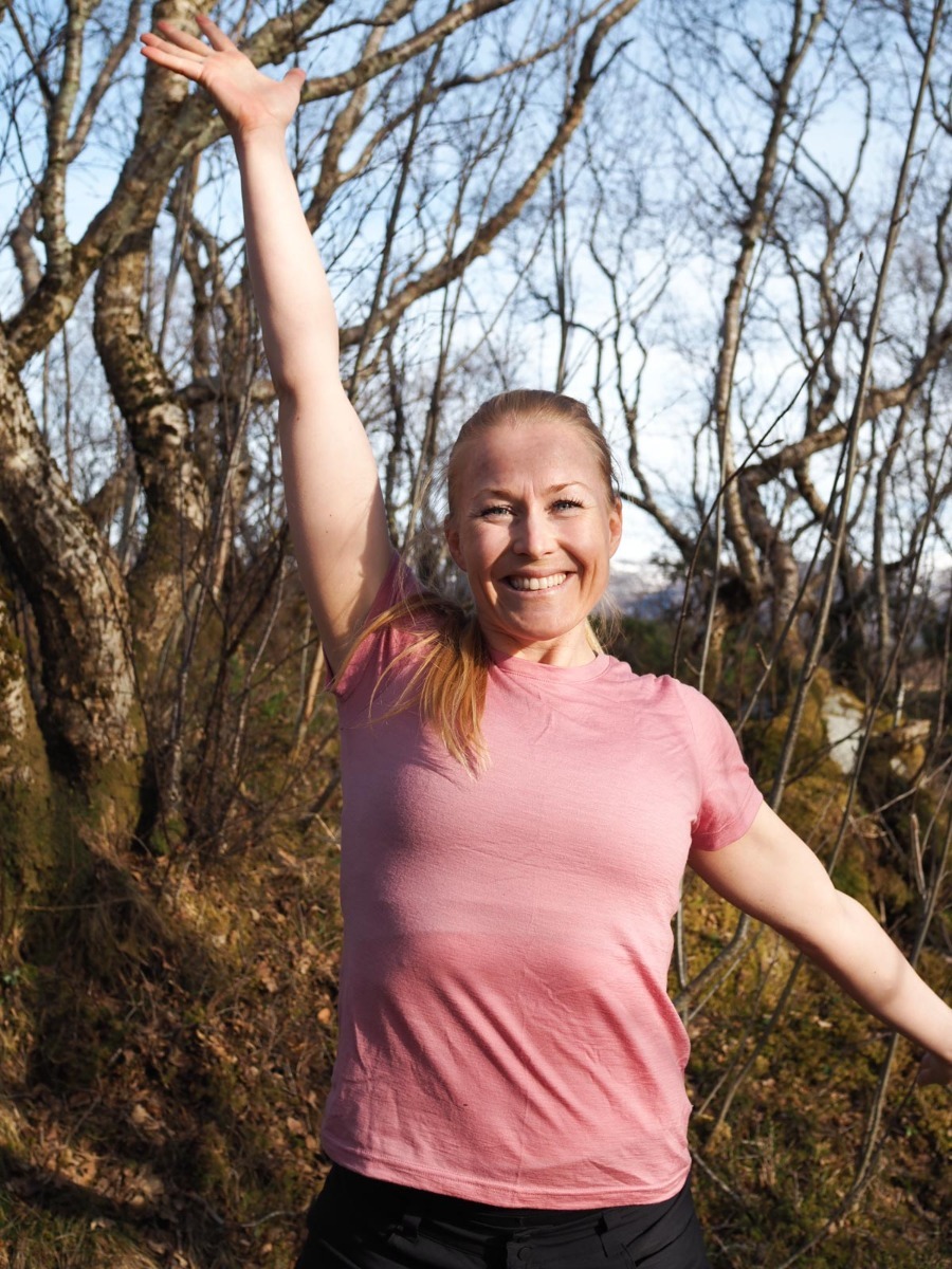 Devold Eika Tee Foxglove