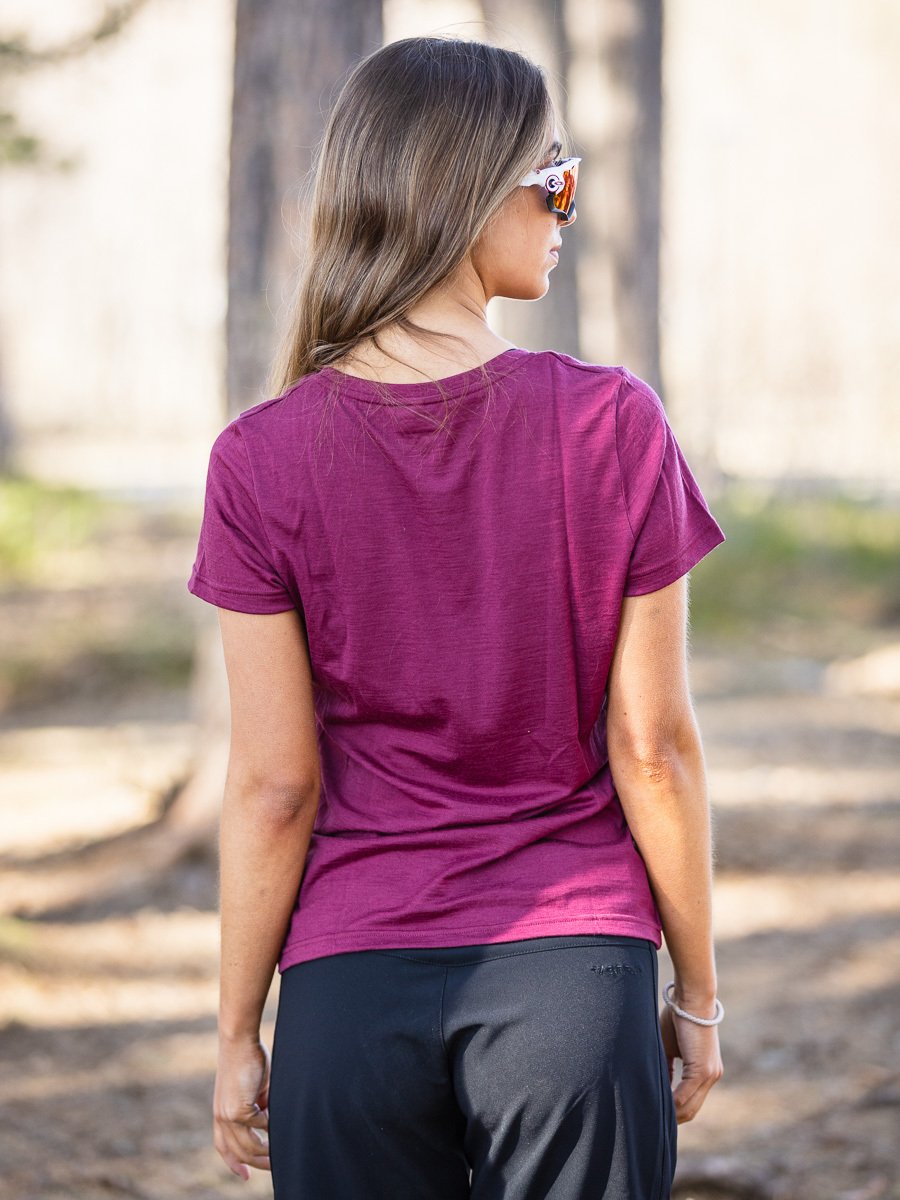 Devold Eika Tee Beetroot