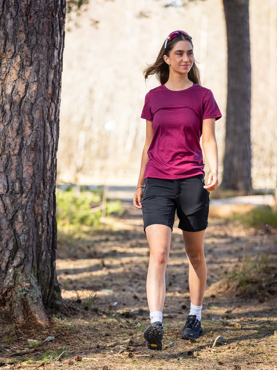 Devold Eika Tee Beetroot