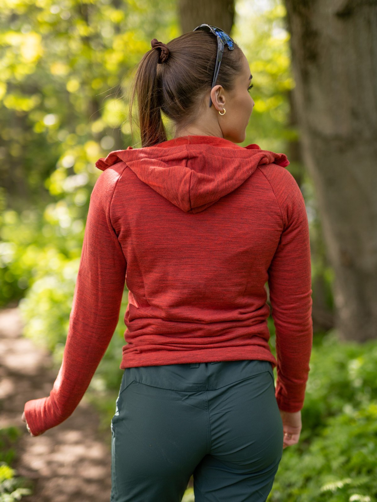 Devold Nibba Jacket w/Hood Cayenne Melange