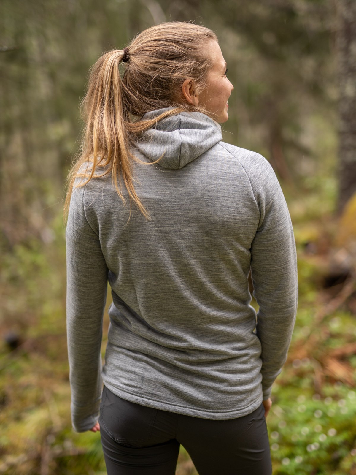 Devold Nibba Jacket w/Hood Grey Melange