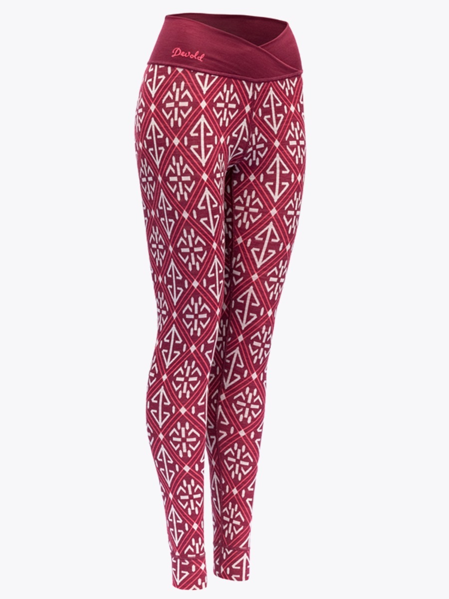 Devold Liadalsnipa Woman Long Johns Beetroot