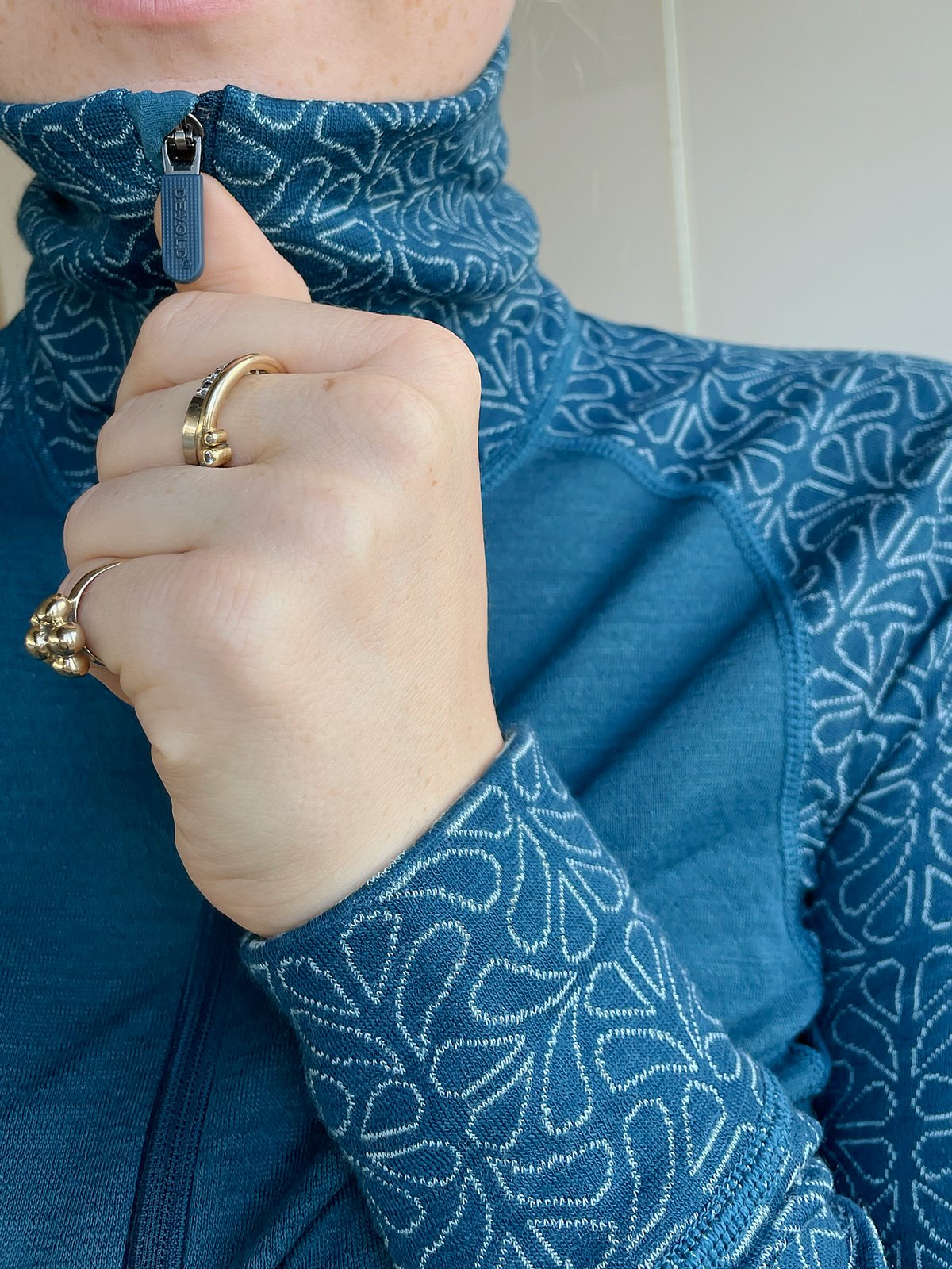 Devold Duo Active Merino 205 Zip Neck Woman Flood