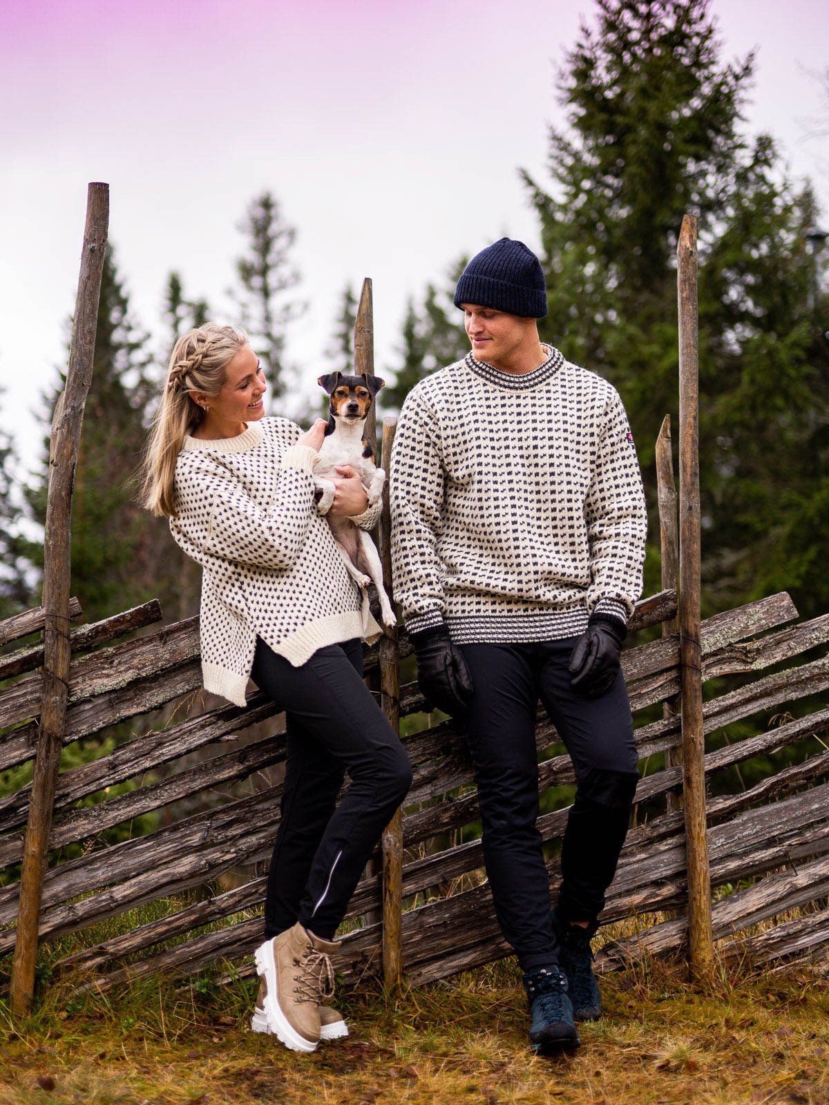 Devold Nordsjø Split Seam Sweater Offwhite