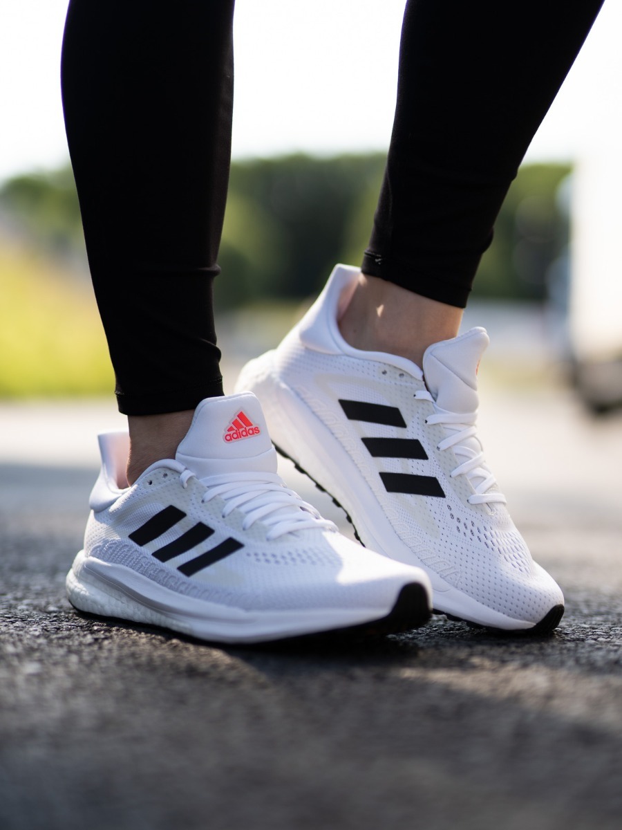 adidas Solar Glide 3 stripes W Cloud White/ Core Black/ Signal Pink