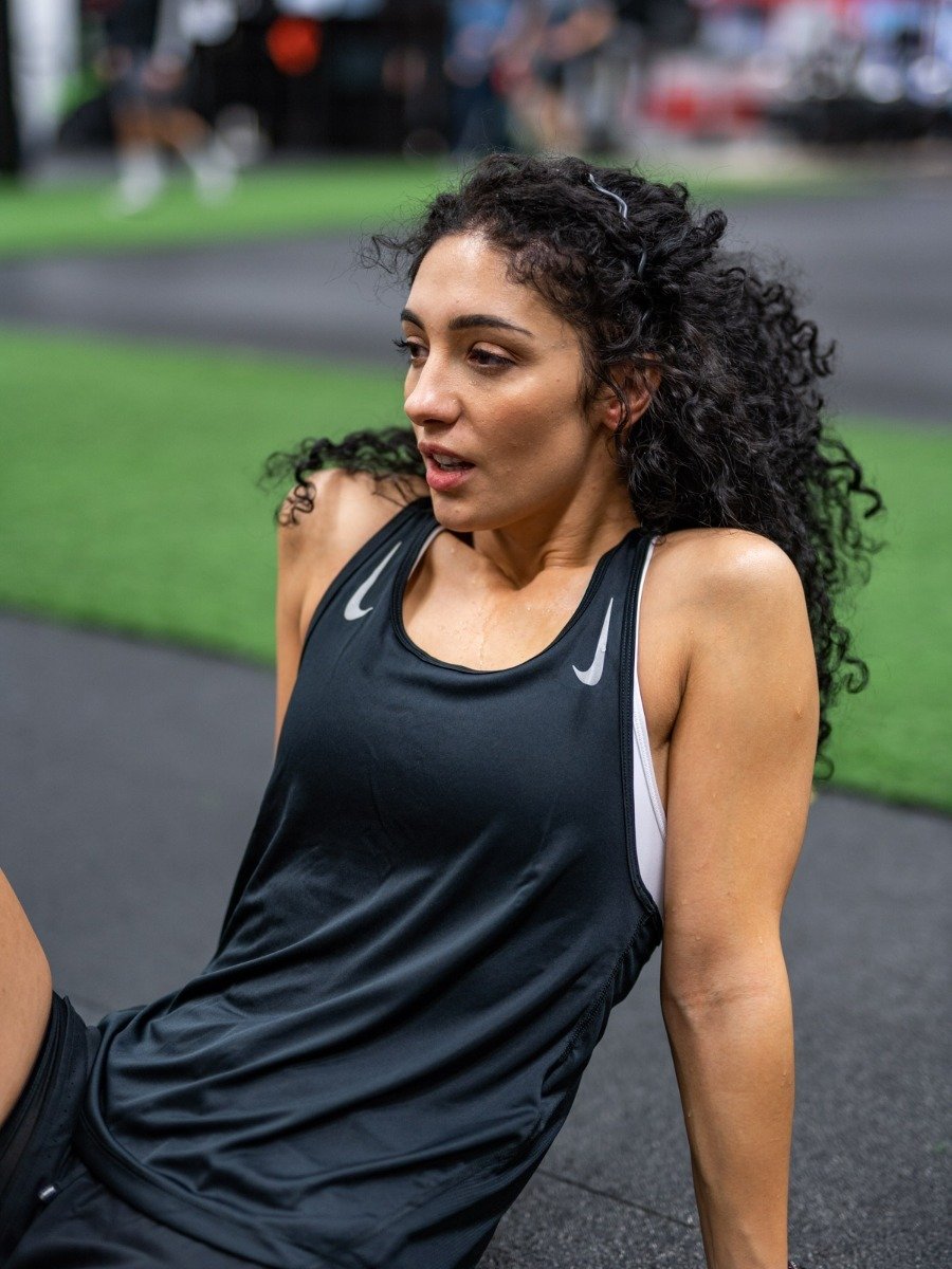 Nike Miler Tank Racer Black/ Reflective Silver