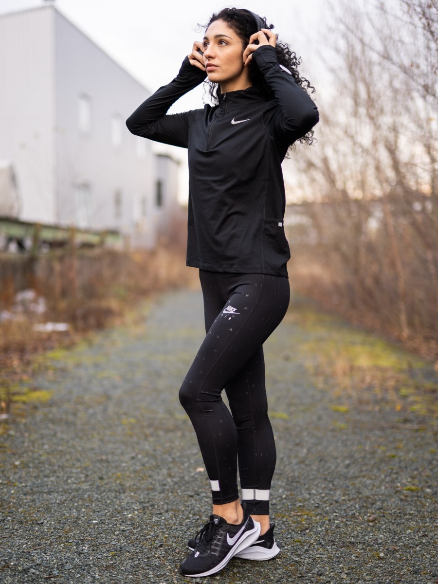 Nike Element Top Halfzip Black/ Reflective Silver