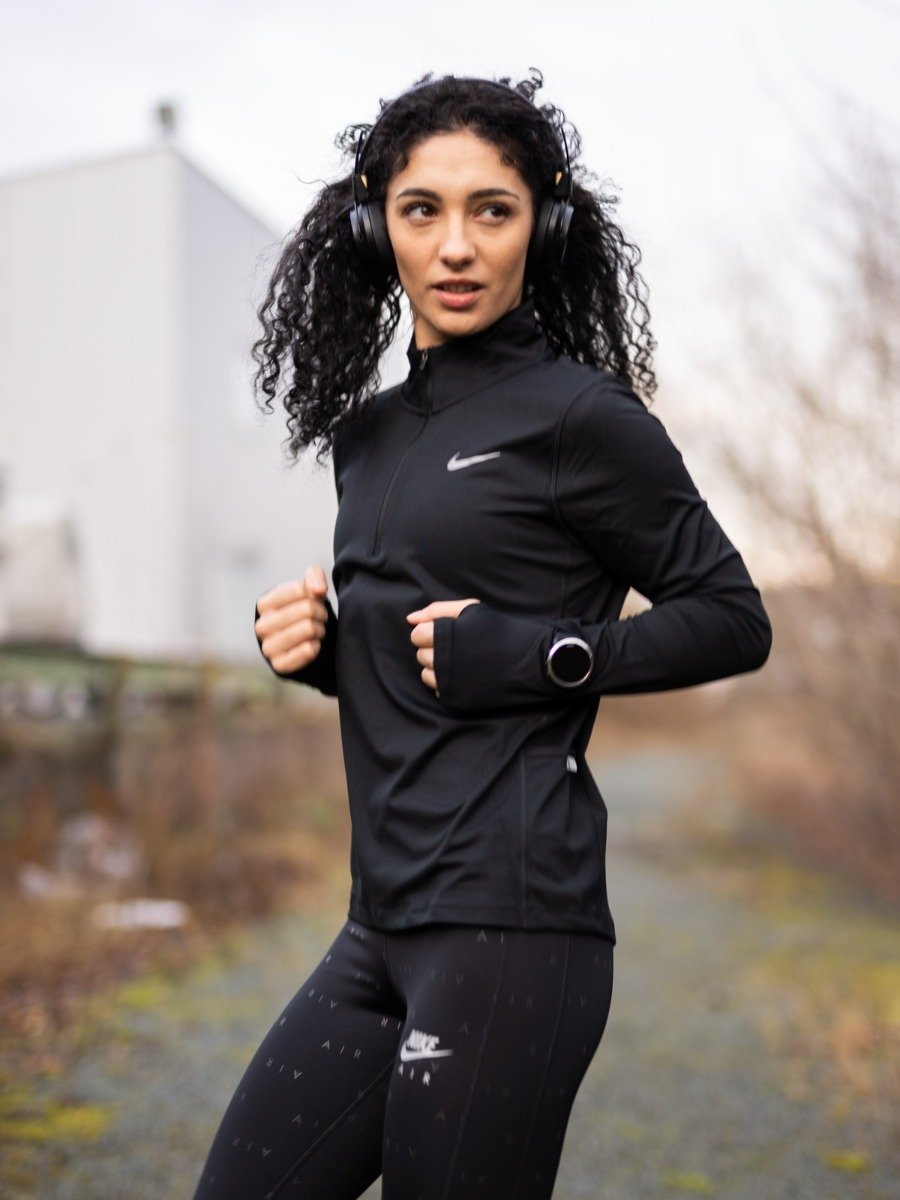 Nike Element Top Halfzip Black/ Reflective Silver