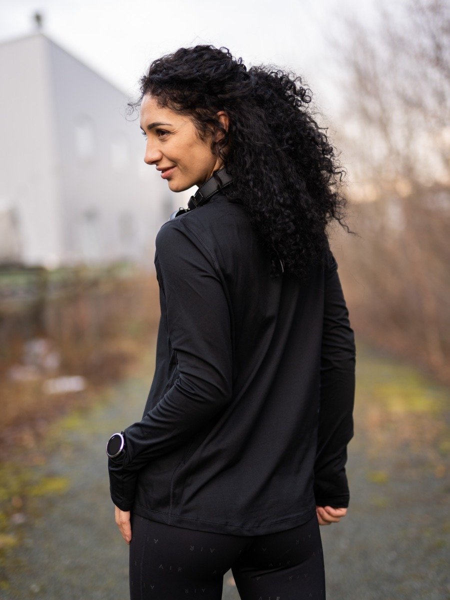 Nike Element Top Halfzip Black/ Reflective Silver