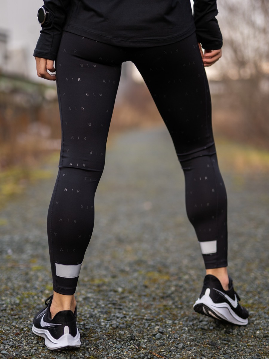Nike Air Tights Black/ Reflective Silver
