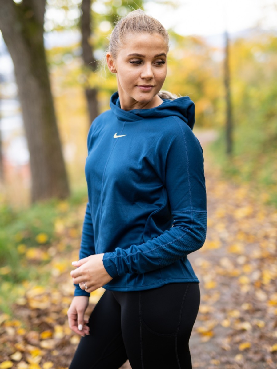 Nike Icon Clash Long Sleeve Top Valerian Blue/ Metallic Gold