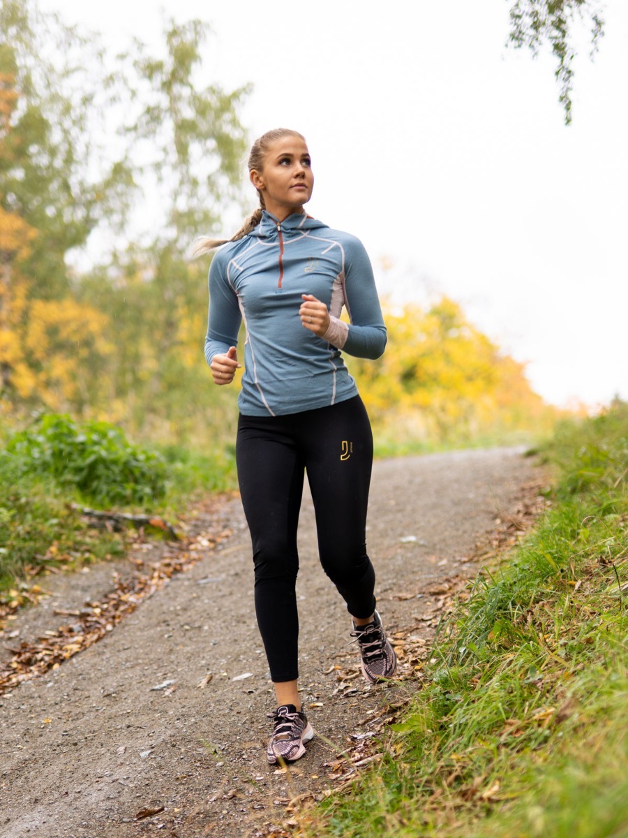 Johaug Lithe Tech-Wool Hood Blues