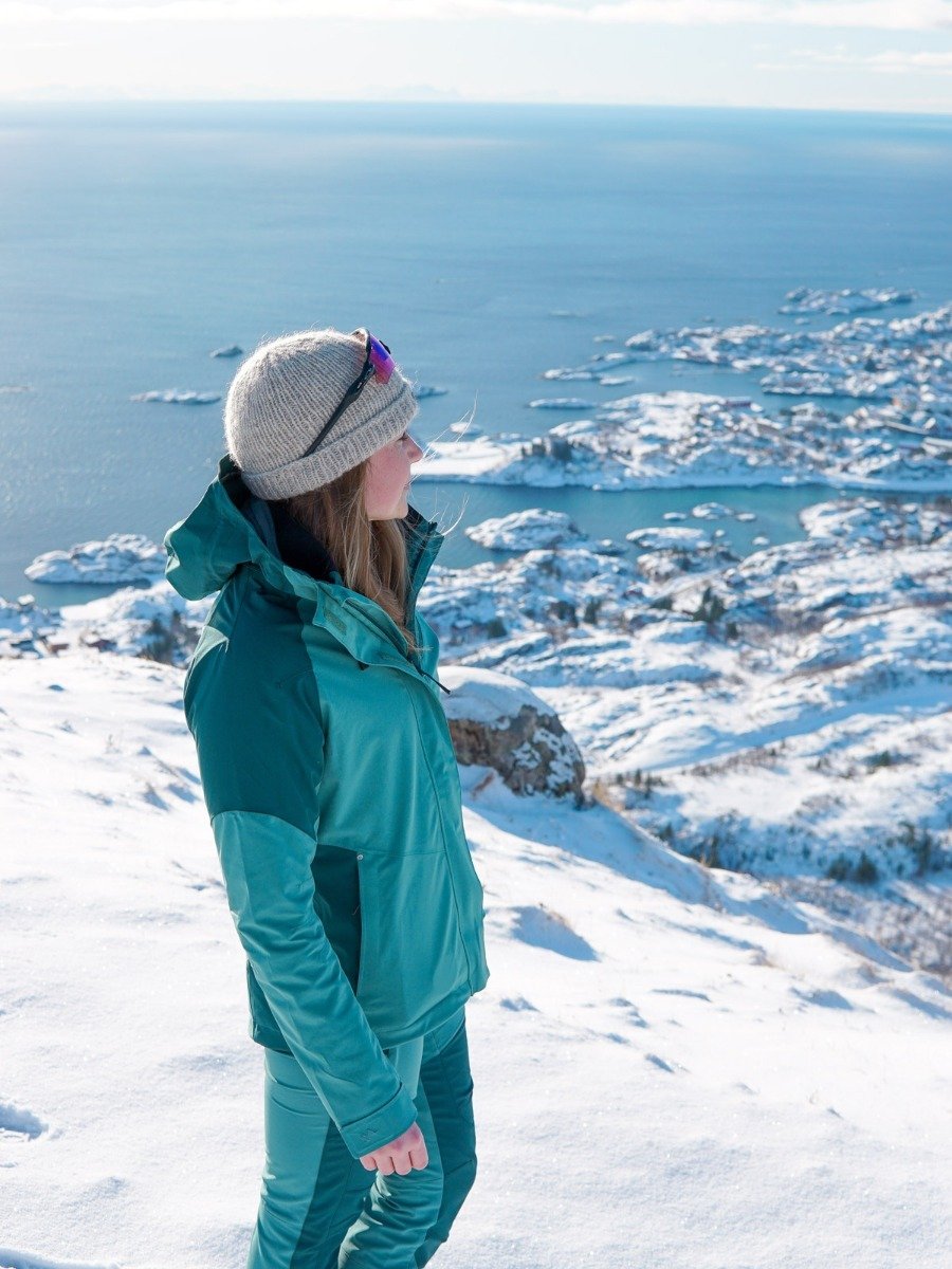 Twentyfour Flåm Stretch 2-Lags Jakke Sjøgrønn