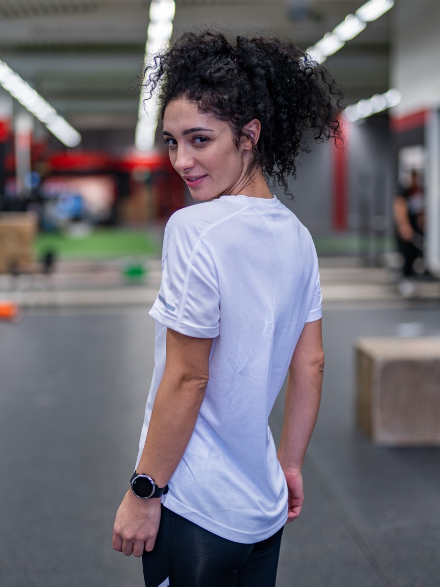 adidas Run It Tee 3 Stripes White