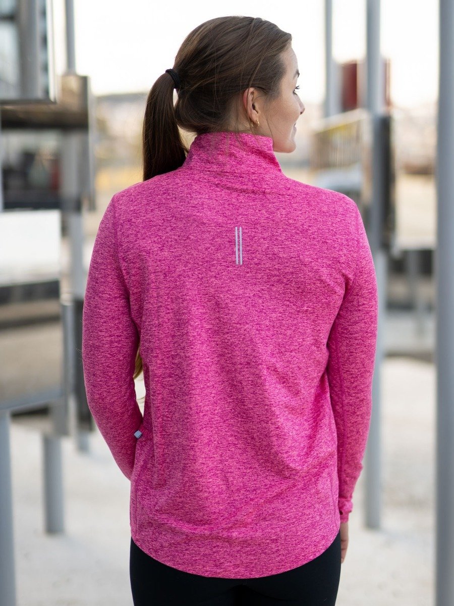 Nike Element Top Halfzip Fireberry/ Sunset Pulse/ Reflective Silver