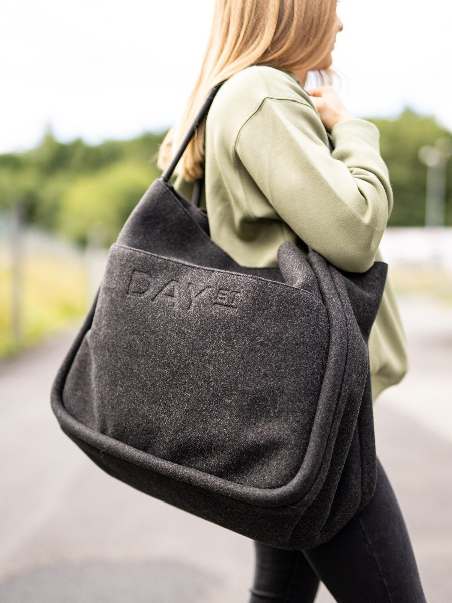 DAY ET Day Woolen Mega Shopper Forged Iron Grey