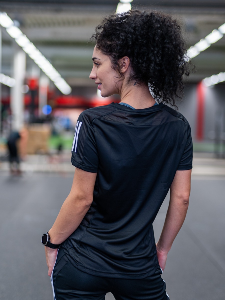 adidas Own The Run Tee Black