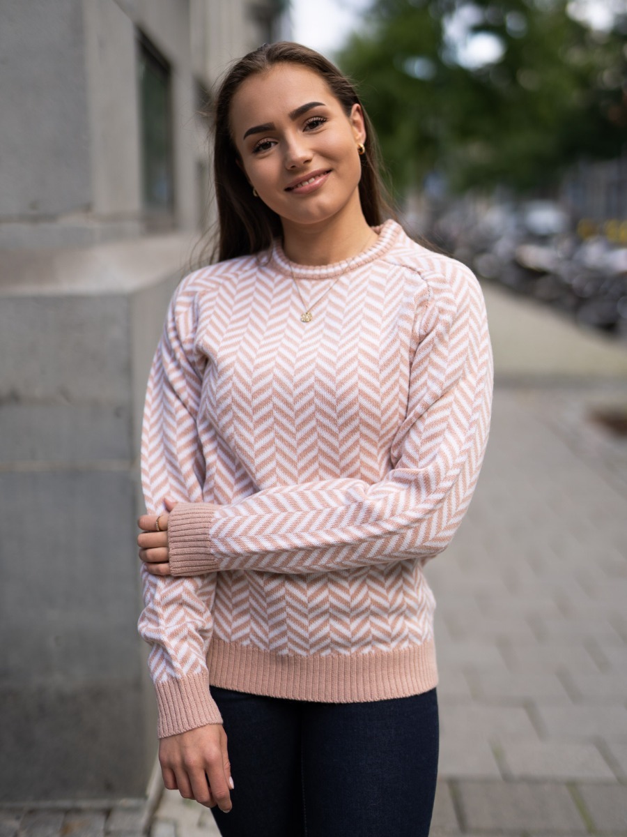 Twentyfour Finse 3D Ullgenser Tåkerosa