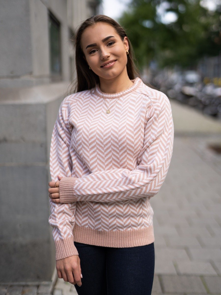 Twentyfour Finse 3D Ullgenser Tåkerosa