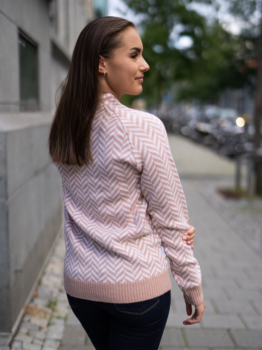 Twentyfour Finse 3D Ullgenser Tåkerosa