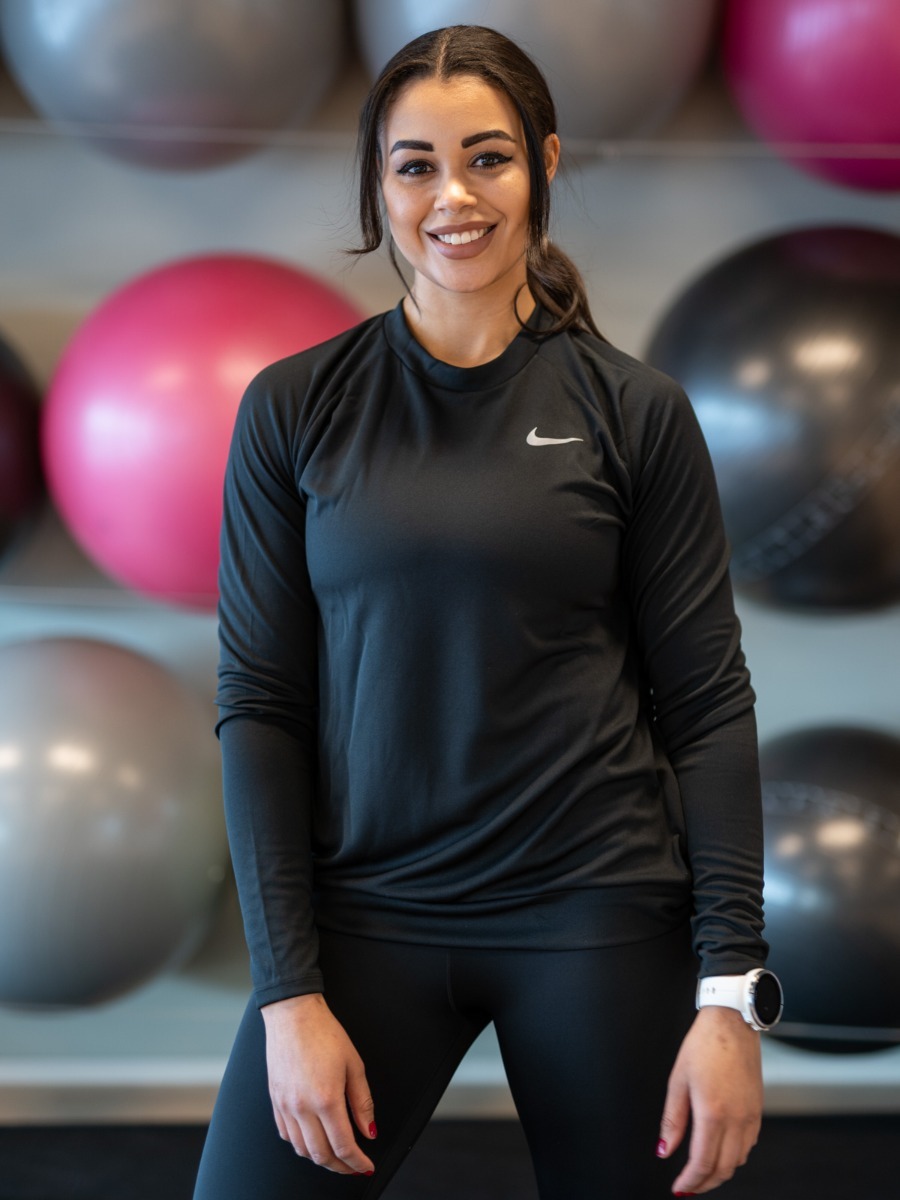 Nike Pacer Crew Long Sleeve Black/ Reflective Silver