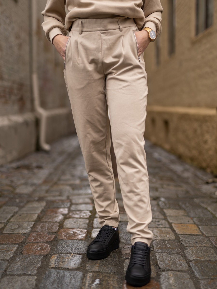 MSCH Copenhagen Ellia Popye Pants White Pepper