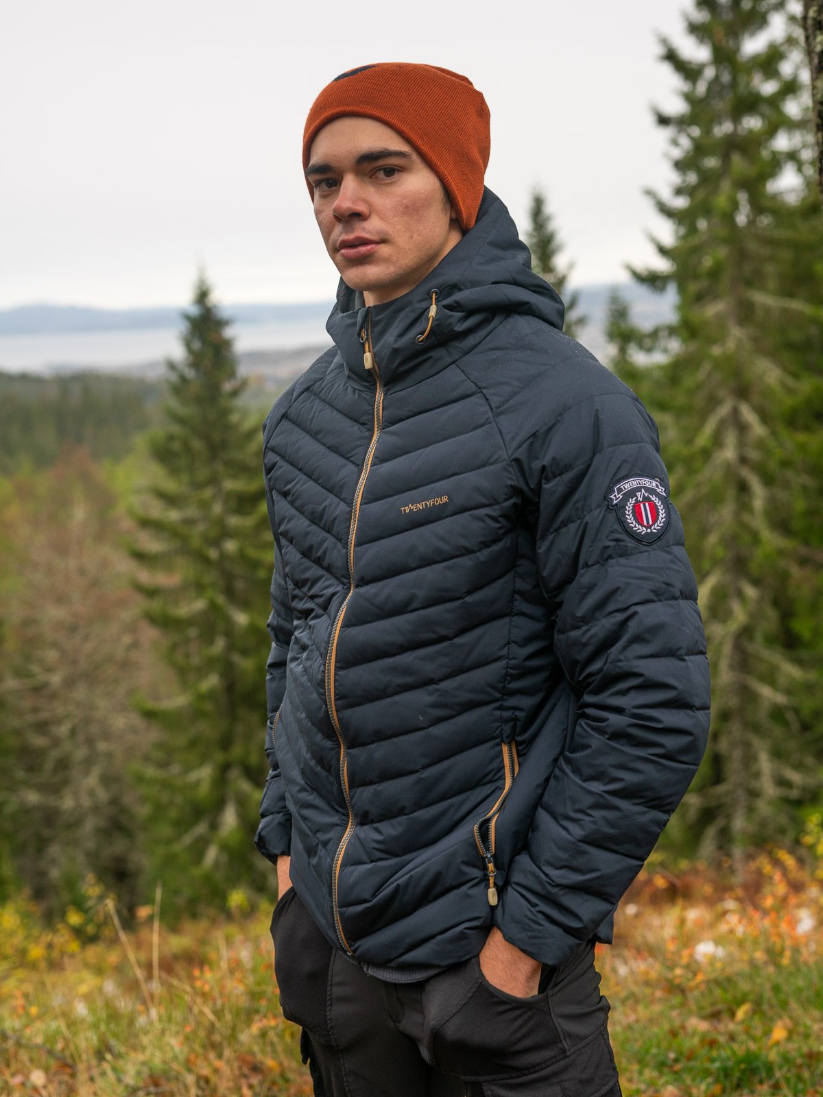 Twentyfour Finse 3.0 Dunjakke Blekkblå