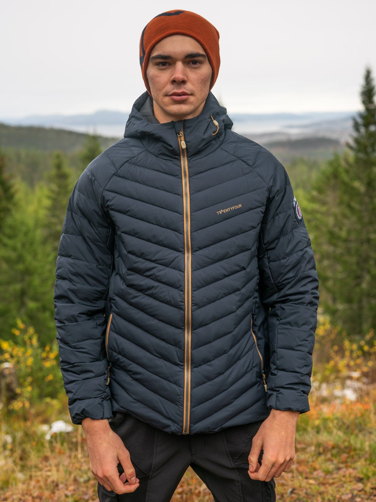 Twentyfour Finse 3.0 Dunjakke Blekkblå