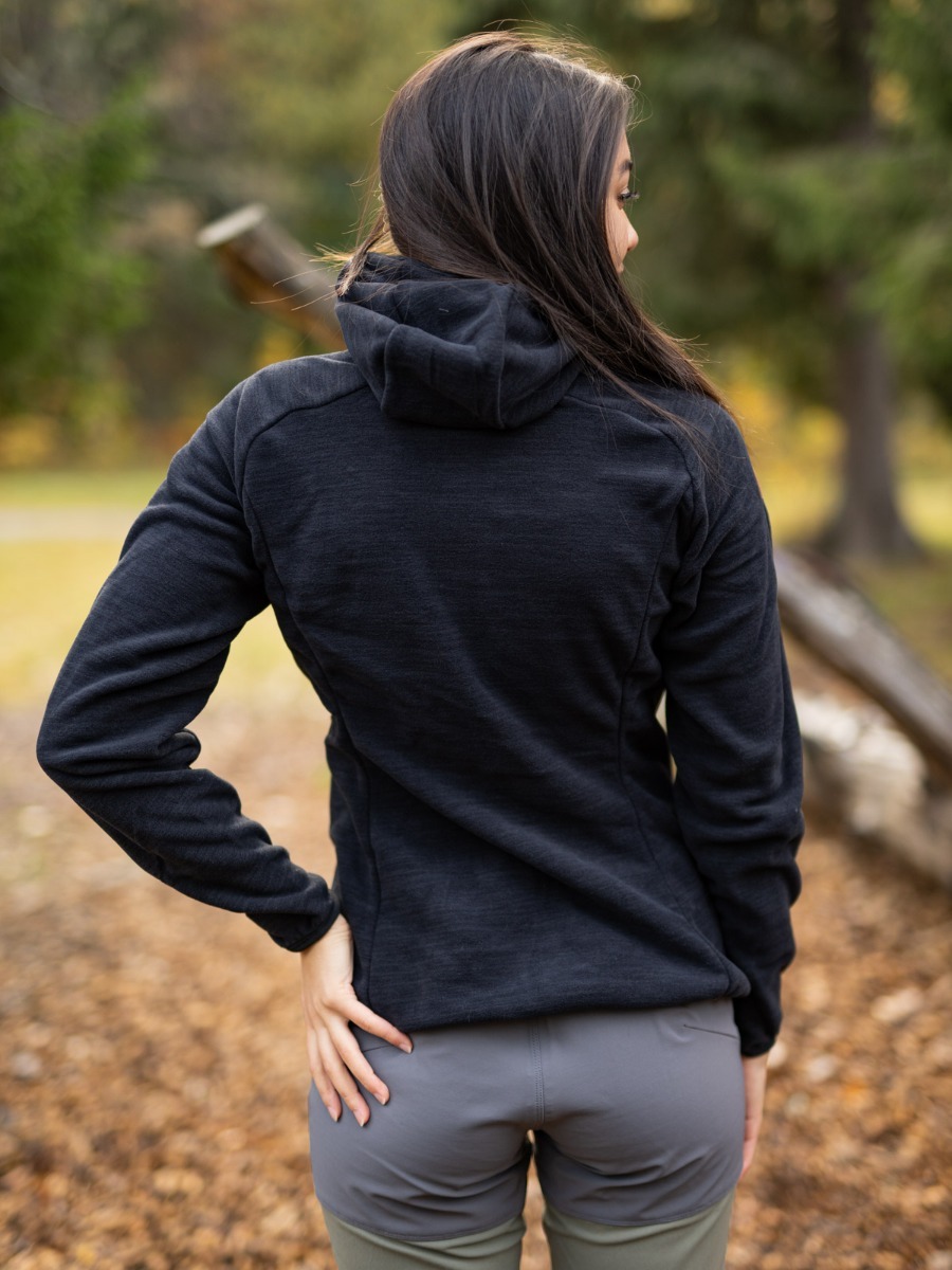 Bergans Hareid Fleece Jacket Black Melange / Solid Charcoal