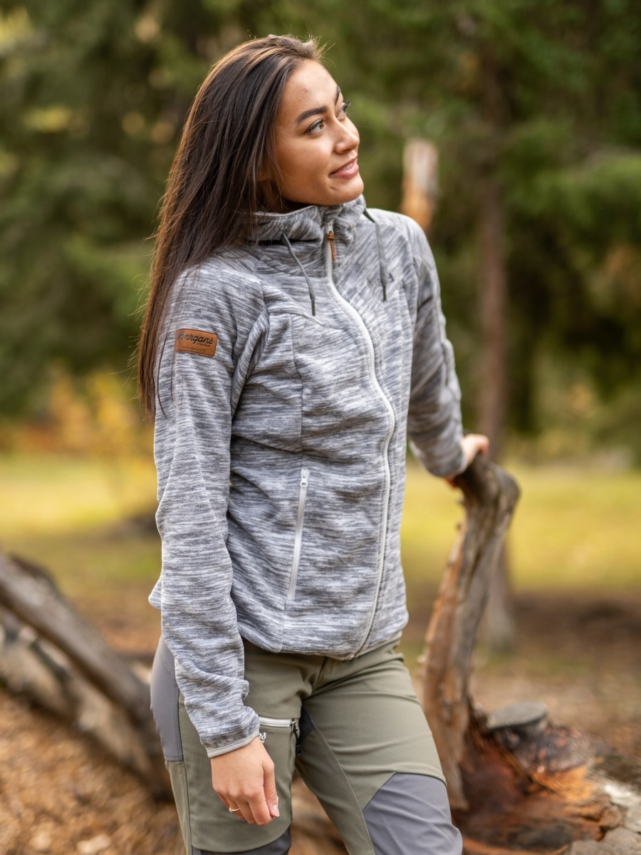Bergans Hareid Fleece Jacket Aluminium Melange