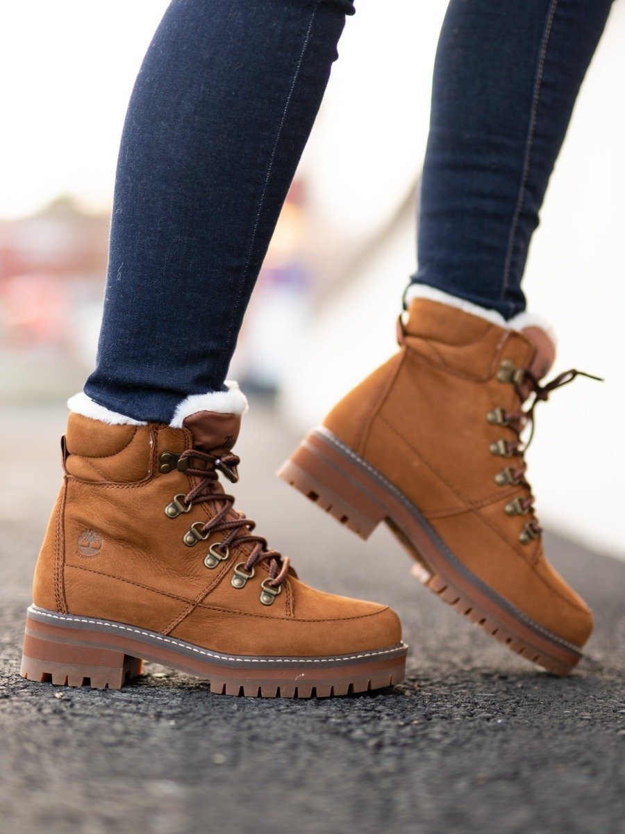 Timberland Courmayeur Hiker Fur Lined Saddle Nubuck