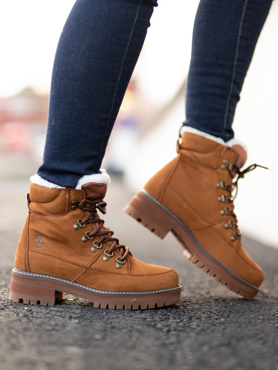 Timberland Courmayeur Hiker Fur Lined Saddle Nubuck