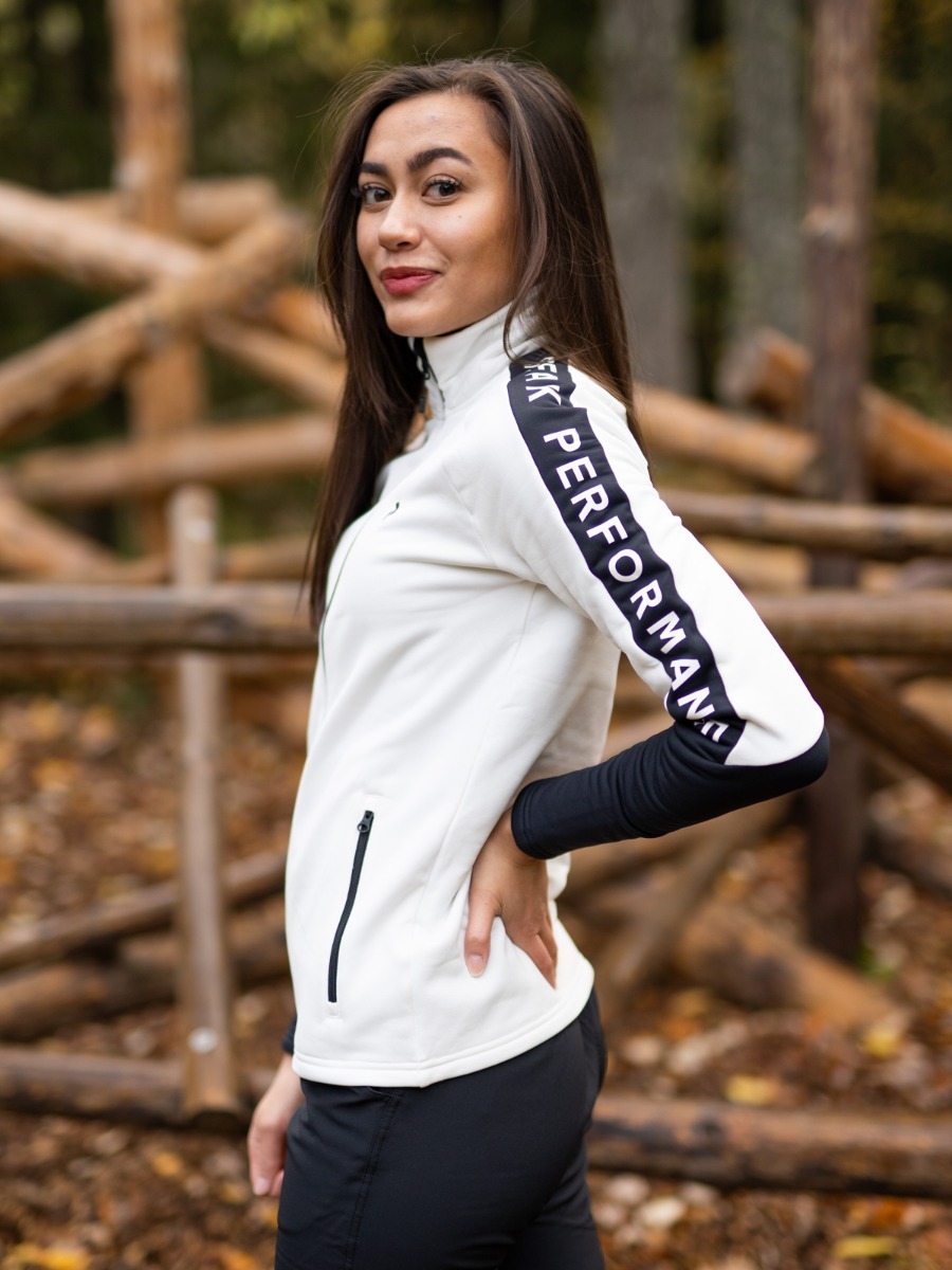Peak Performance Rider Zip Jacket Offwhite