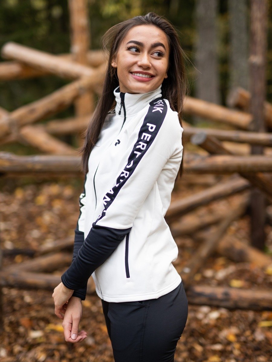 Peak Performance Rider Zip Jacket Offwhite