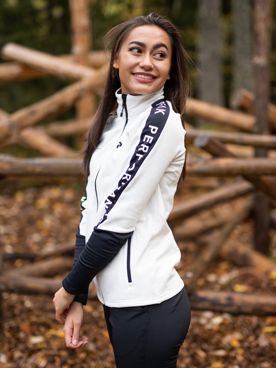 Peak Performance Rider Zip Jacket Offwhite