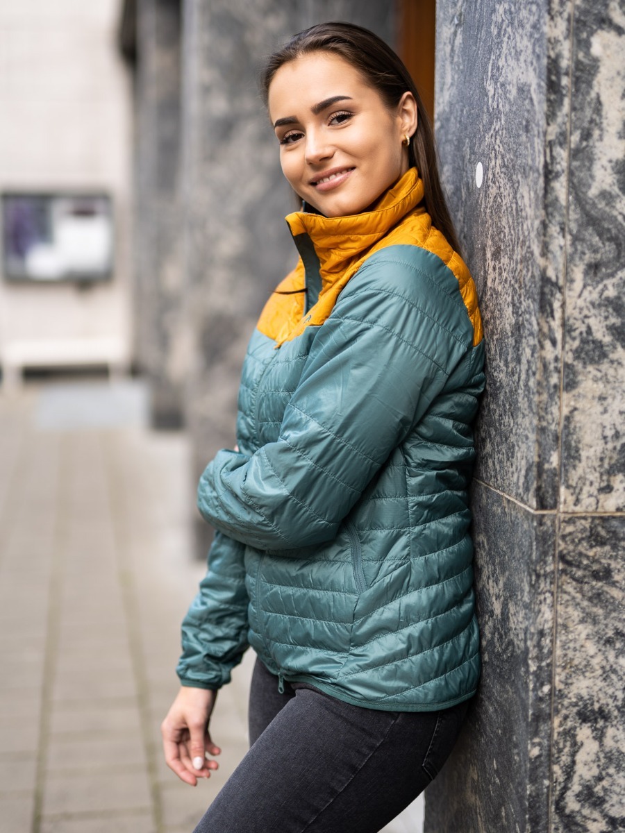 Bergans Røros Light Insulated Jacket Forest Frost / Light Inca Gold