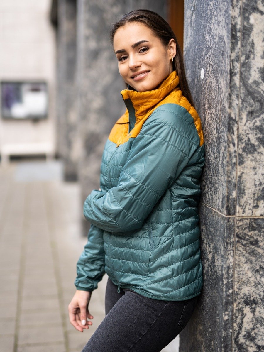 Bergans Røros Light Insulated Jacket Forest Frost / Light Inca Gold