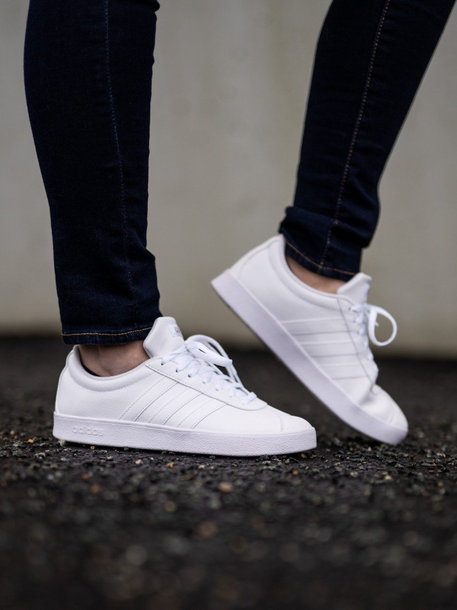 adidas VL Court 2.0 Cloud White / Cloud White / Cyber Metallic