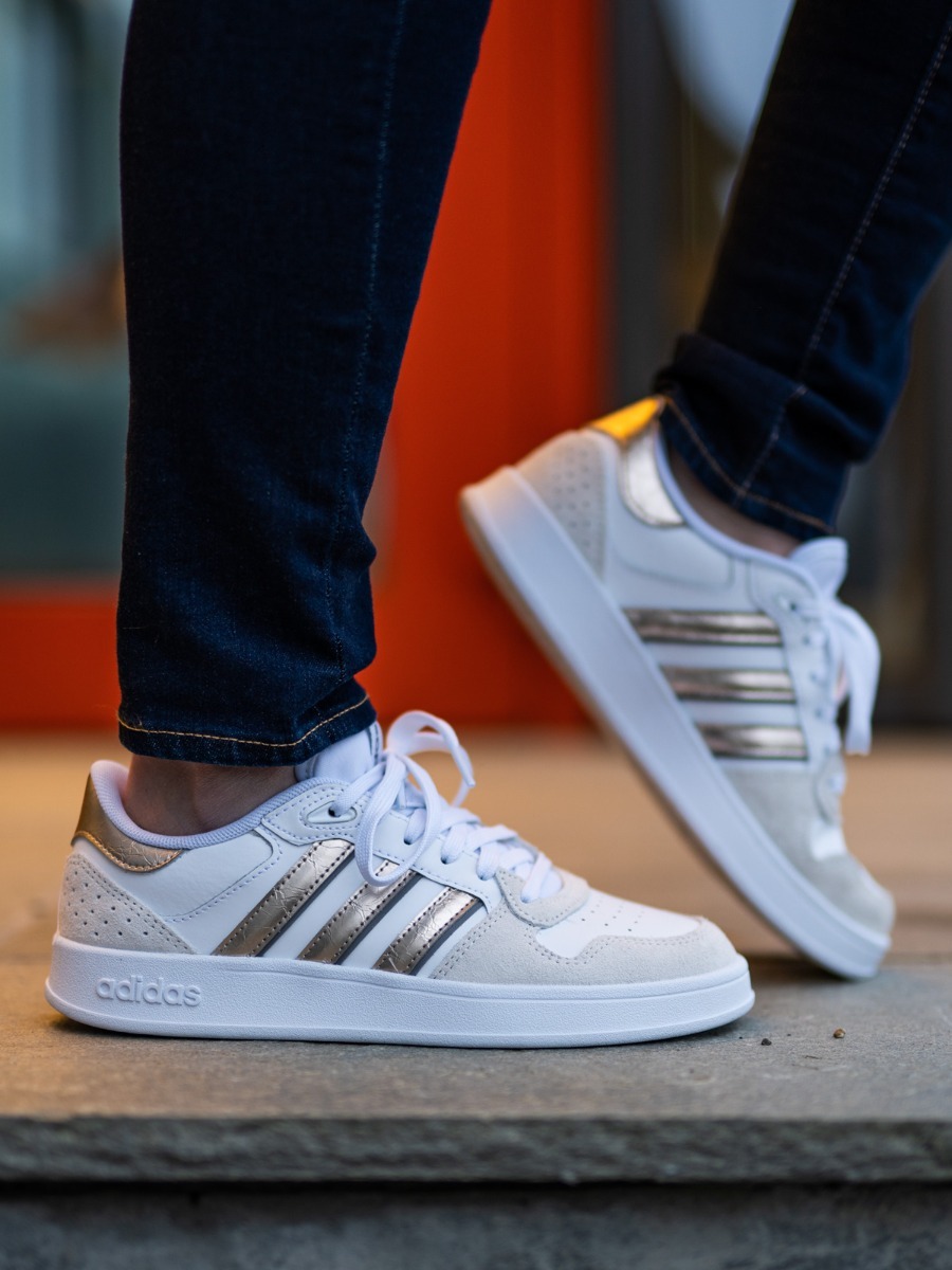 adidas Breaknet Plus Cloud White / Champagne Metallic / Grey Three