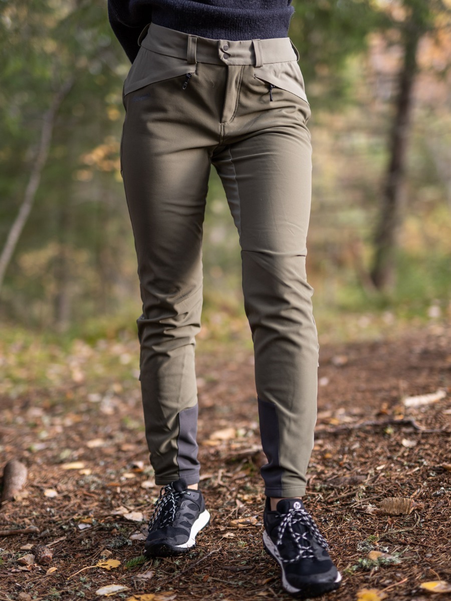 Bergans Rabot 365 Warm Flex W Pnt Dark Green Mud / Green Mud