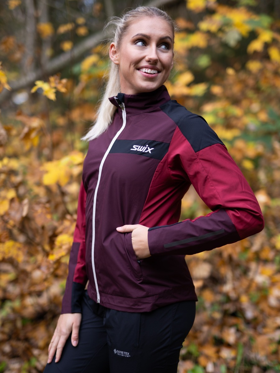 Swix Evolution Gore-Tex Infinium Jacket Dark Aubergine