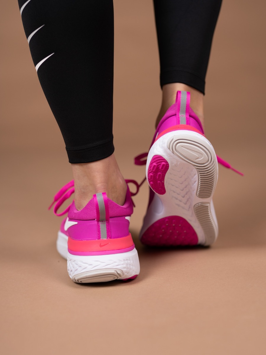 Nike React Miler Fire Pink/ White-Team Orange-Vast Grey