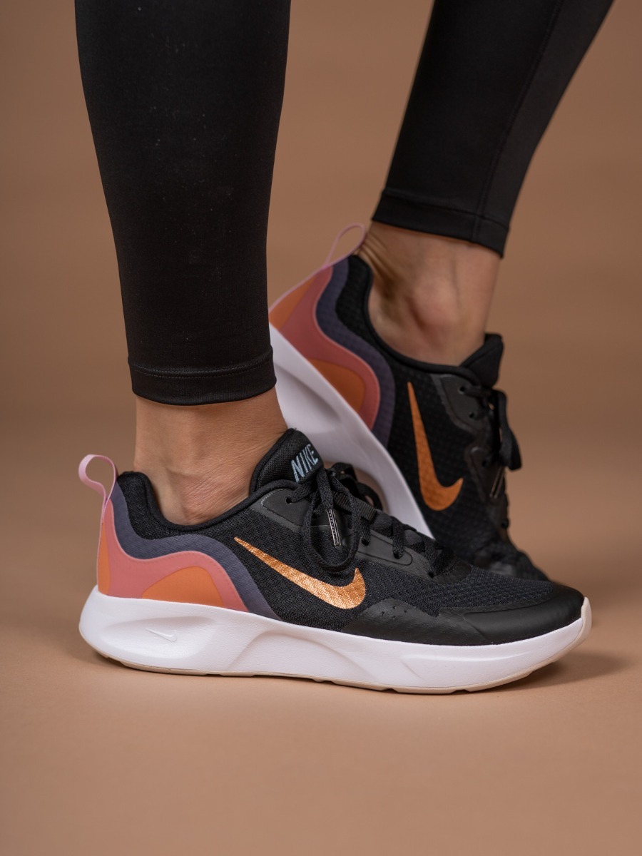 Nike Wearallday Black/ Metallic Copper-Ozone Blue