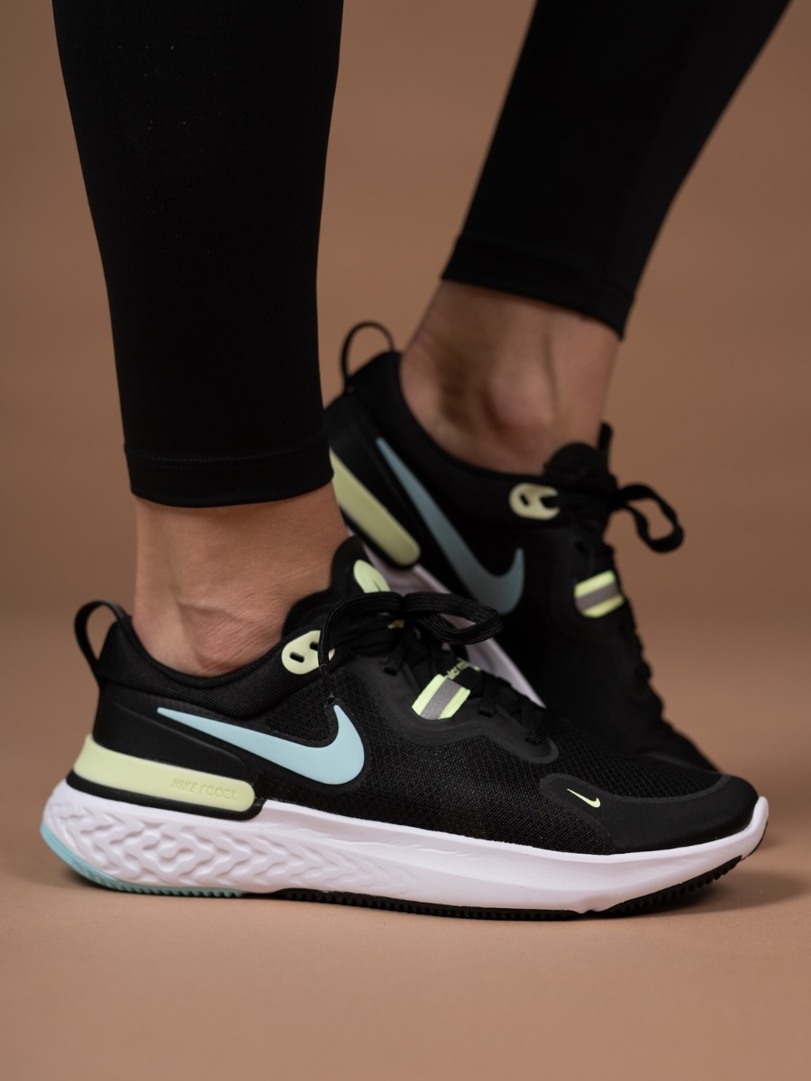 Nike React Miler Black/ Glacier Ice-Barely Volt