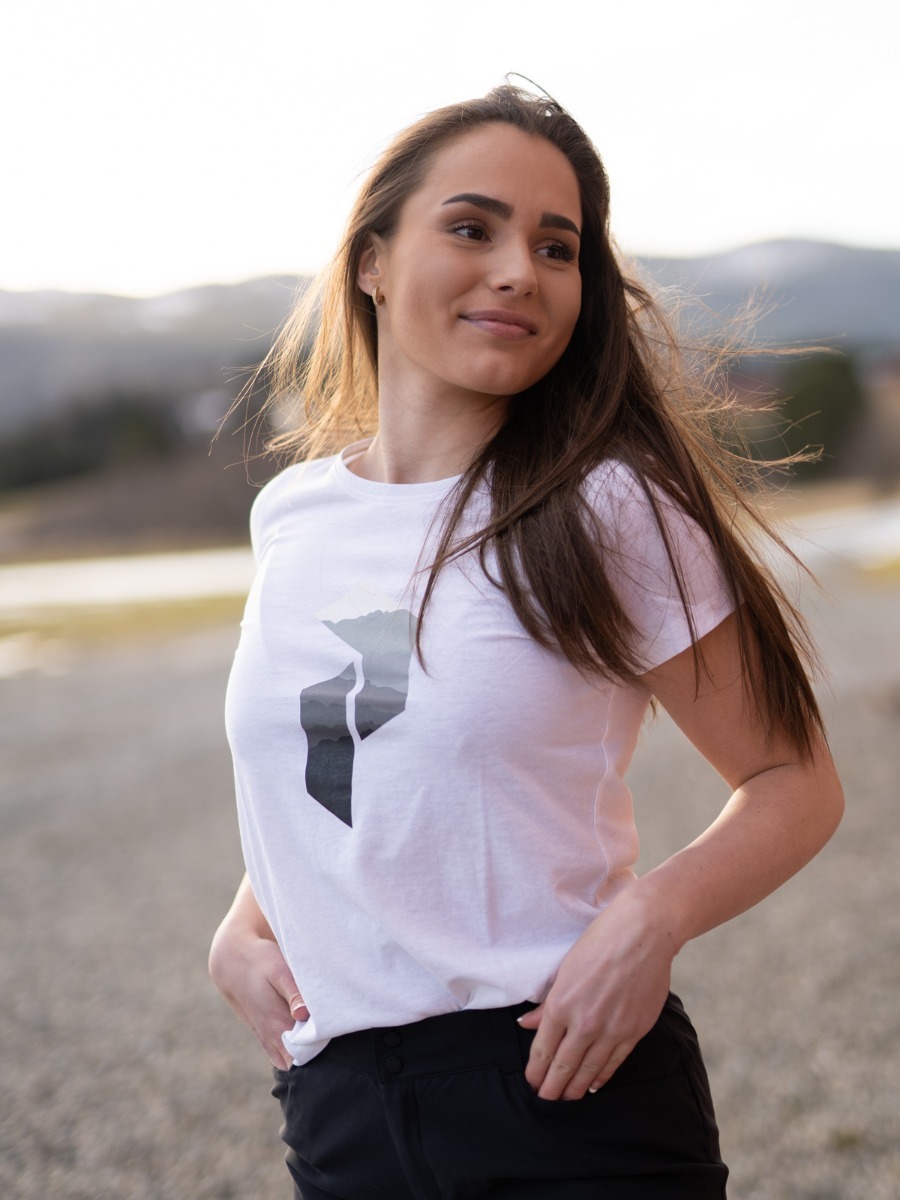Peak Performance Explore Big P Tee White