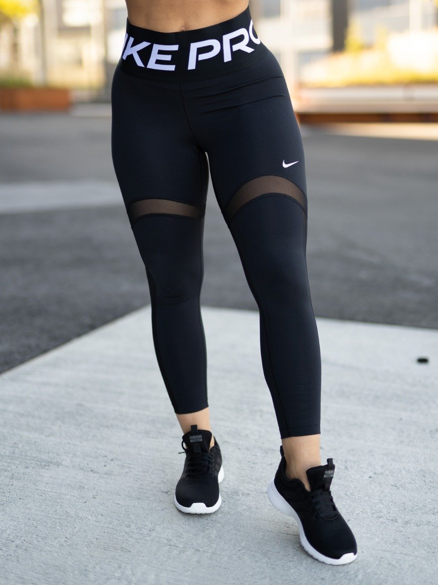 Nike Pro Tights Black/ Metallic Silver