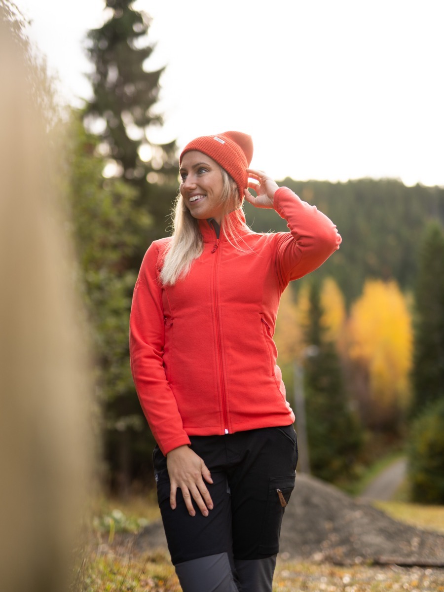 Bergans Finnsnes Fleece Jacket Light Dahlia Red